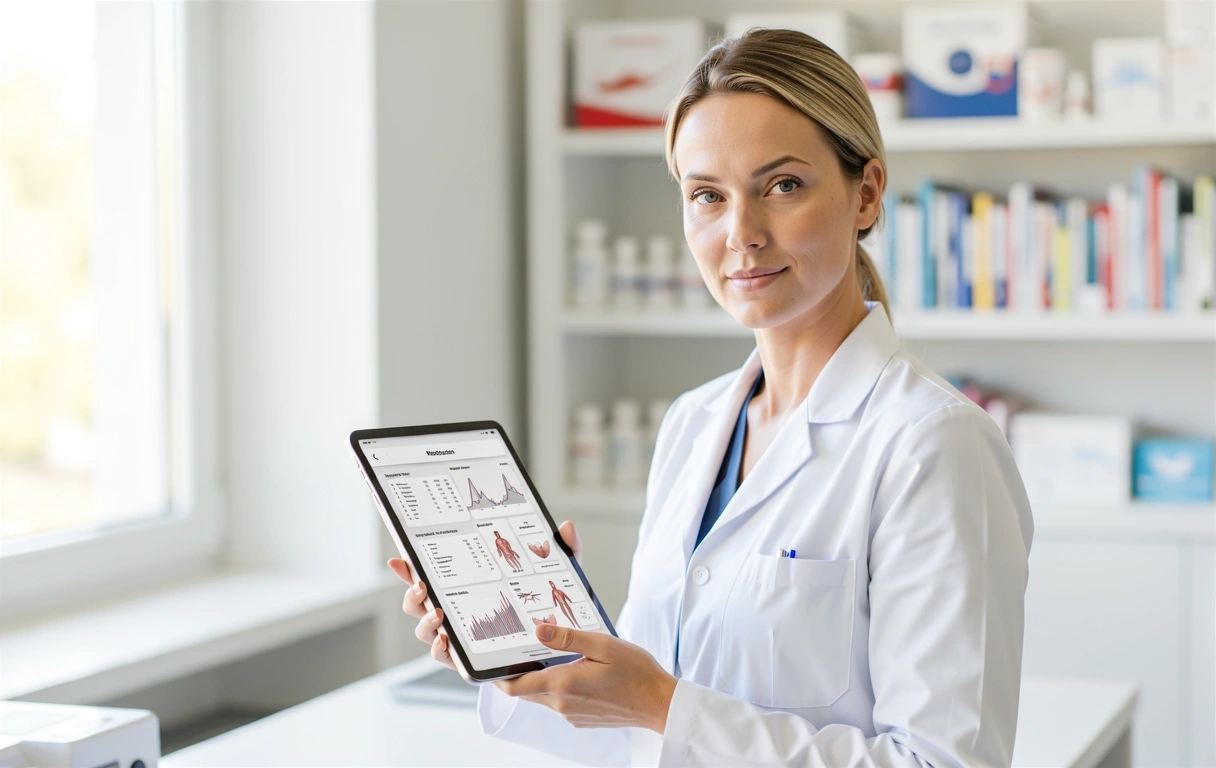 Certified nutritionist at NutriPlany office